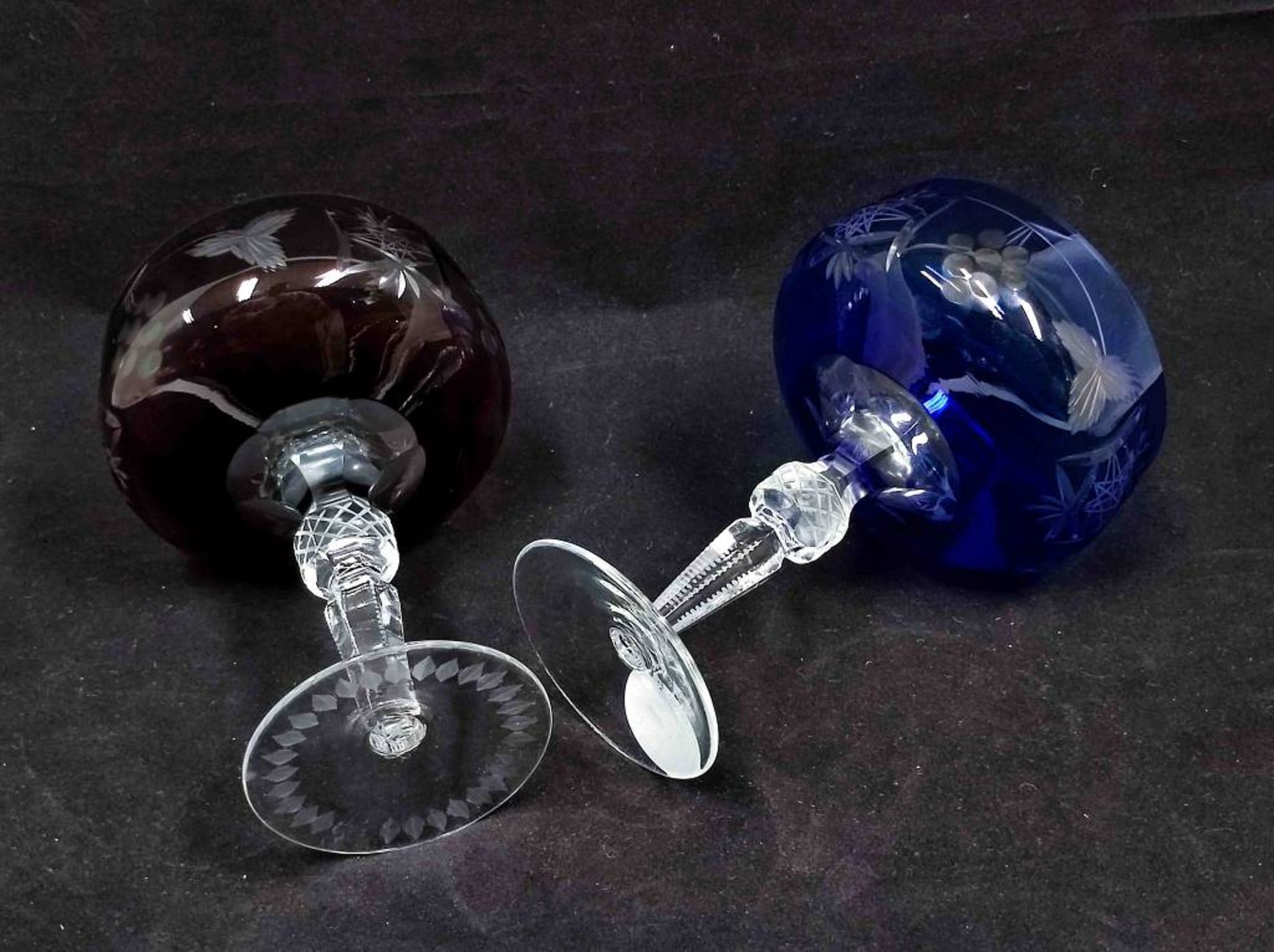 Paar Kristall Sektschalen - Bild 2 aus 4