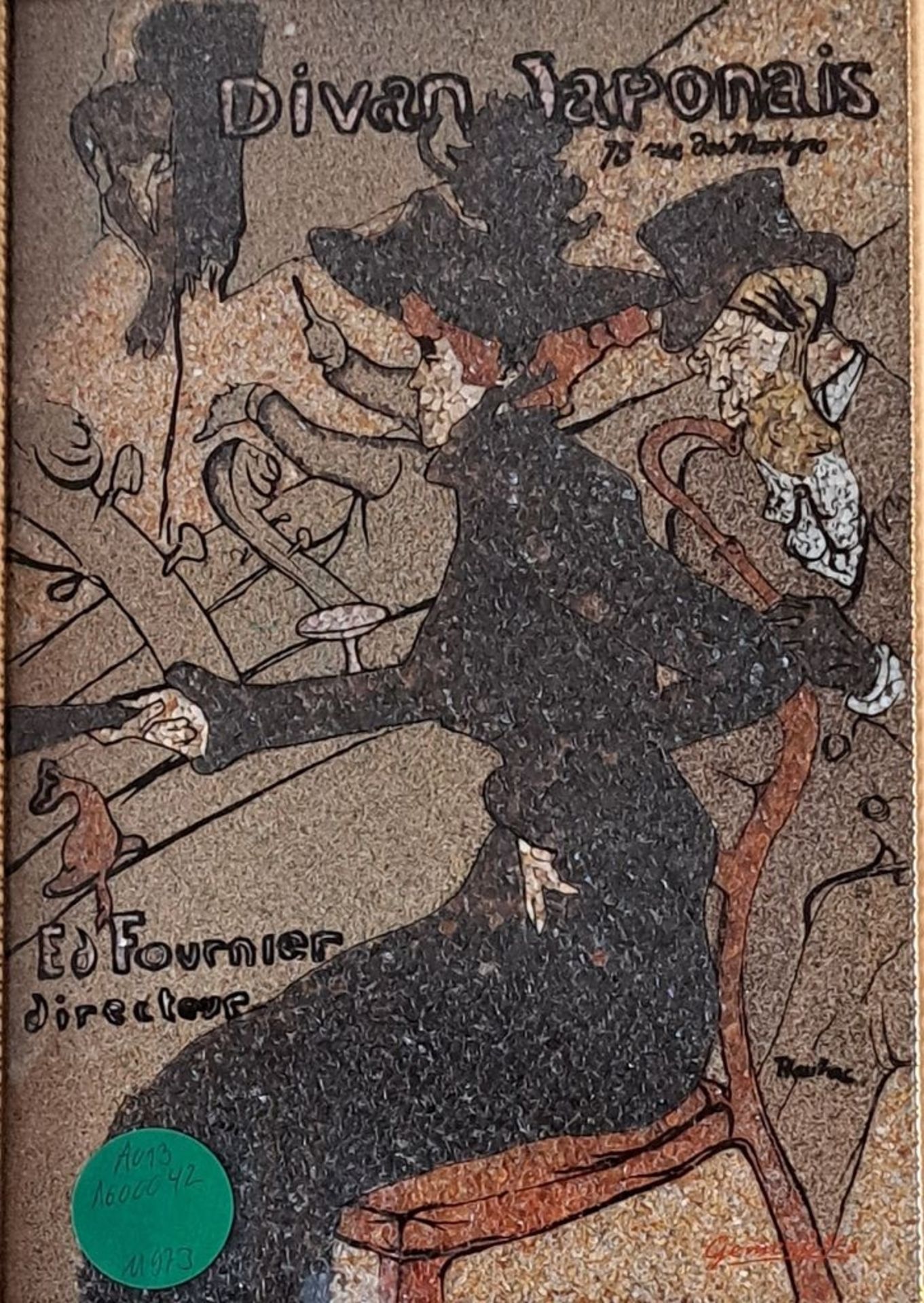 Edelsteinbild Divan Japonais Toulouse-Lautrec - Image 3 of 4