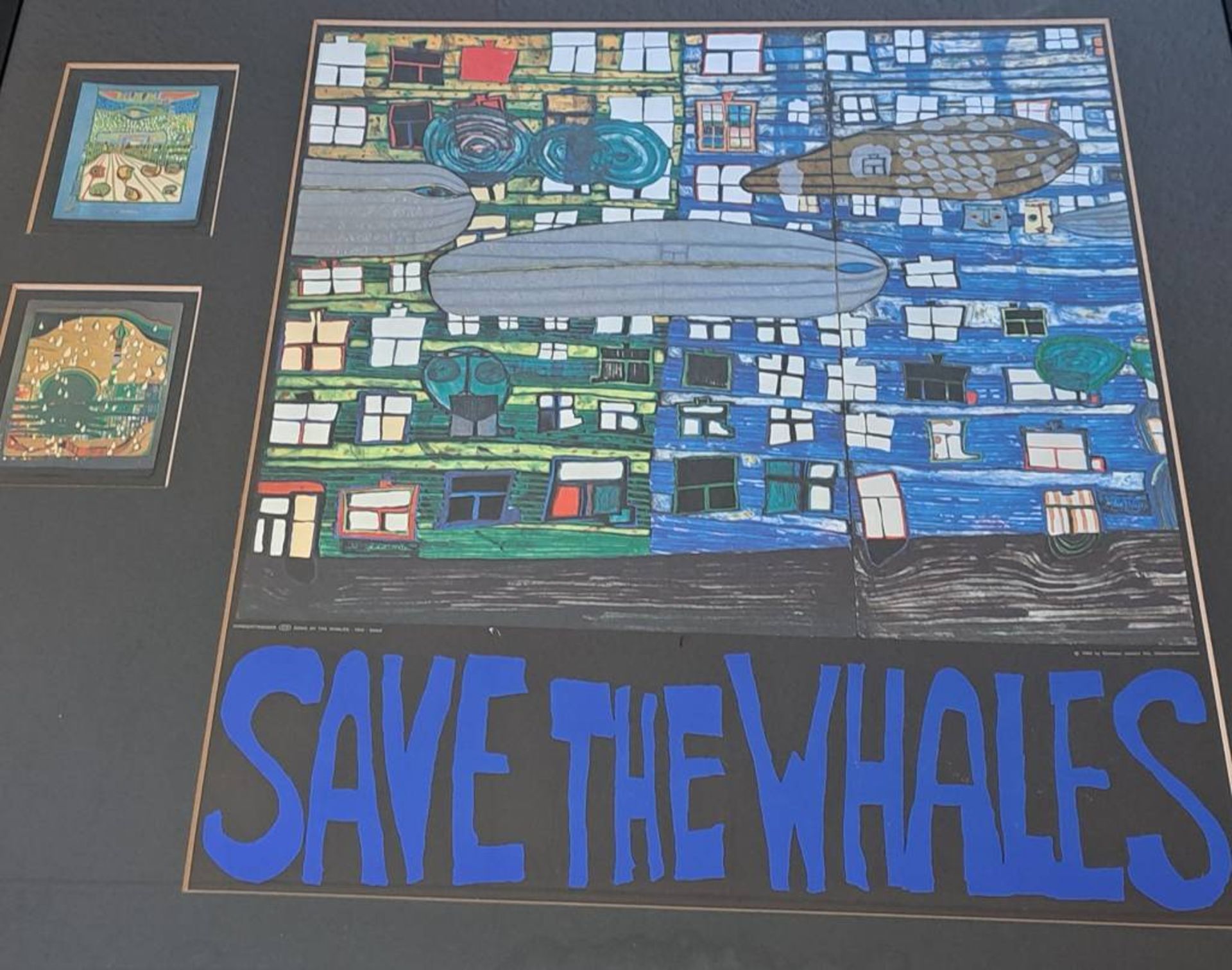 Hundertwasser "Save the Whales" - Image 6 of 6