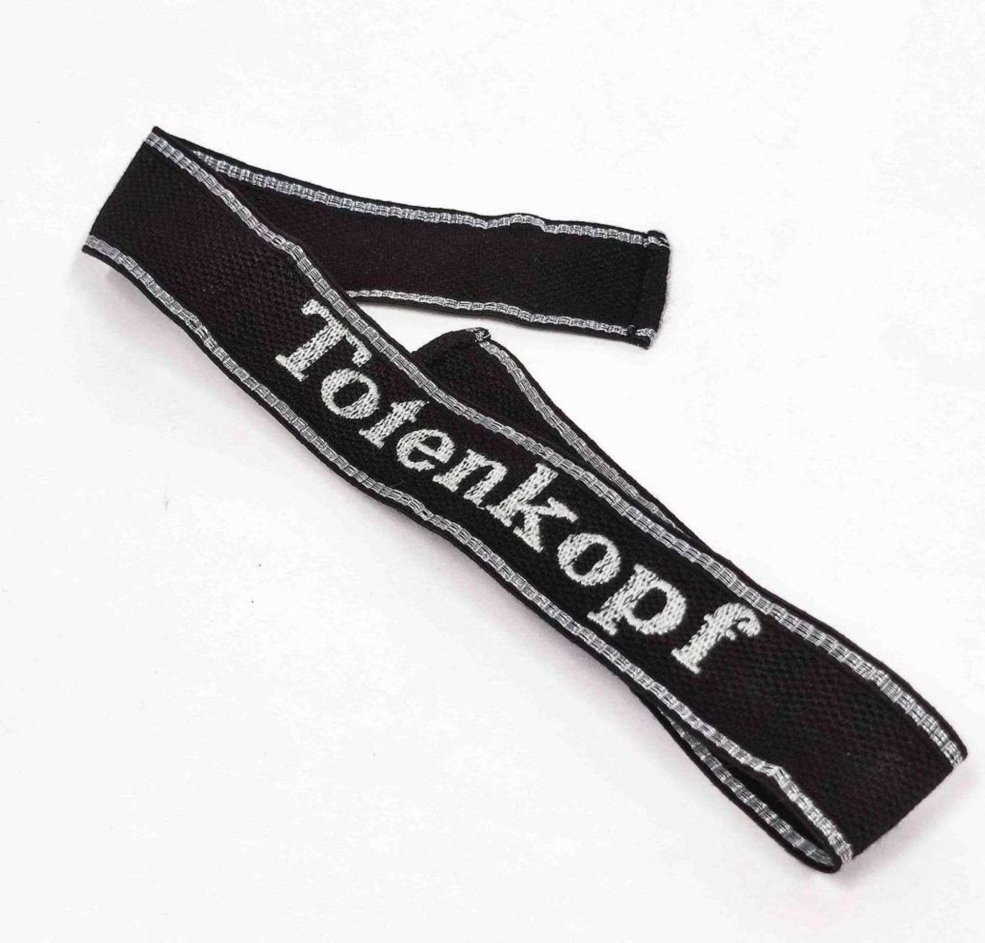 WKII Stoffarmband Totenkopf - Image 3 of 3