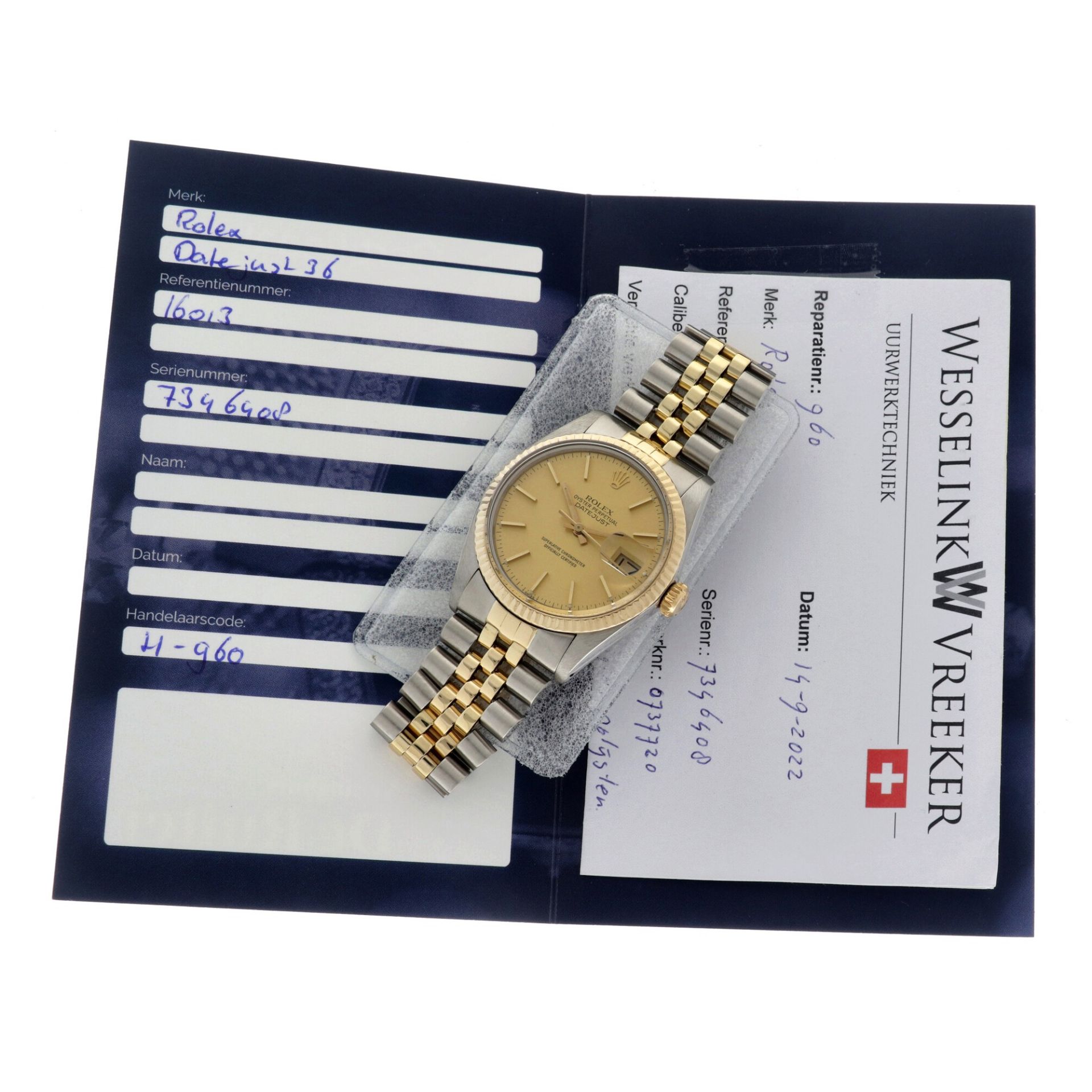 Rolex Datejust 36 16013 - Men's wrist watch - approx. 1982. - Image 6 of 6