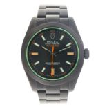 Rolex Milgauss 116400GV black coated - Men's watch - 2009.