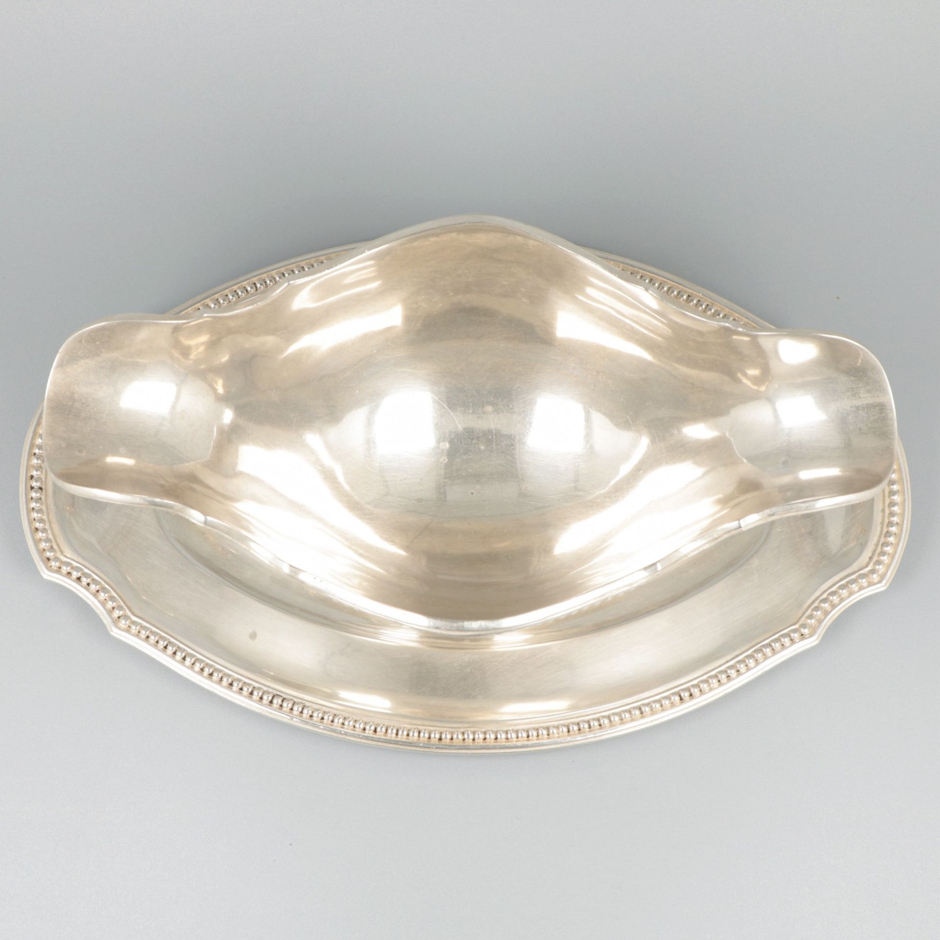 Saucière / sauce boat silver. - Image 3 of 5