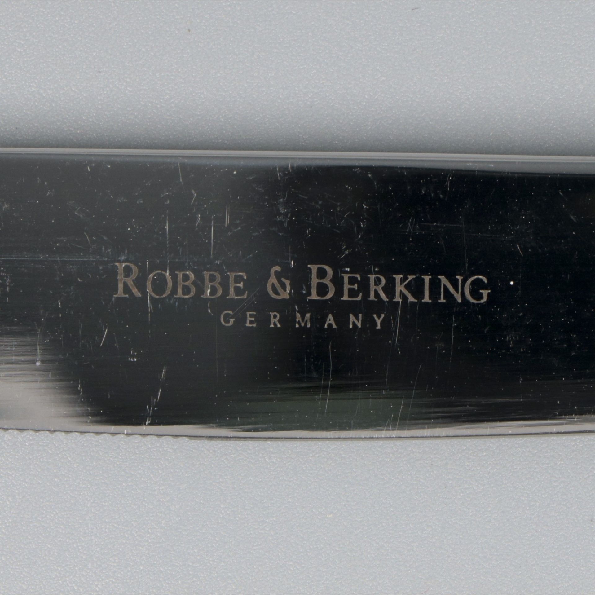 Robbe & Beking 6-piece set dinner knives, model Alt-Faden, silver. - Image 8 of 9