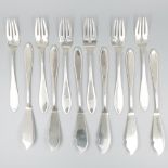 12-piece fish cutlery silver.