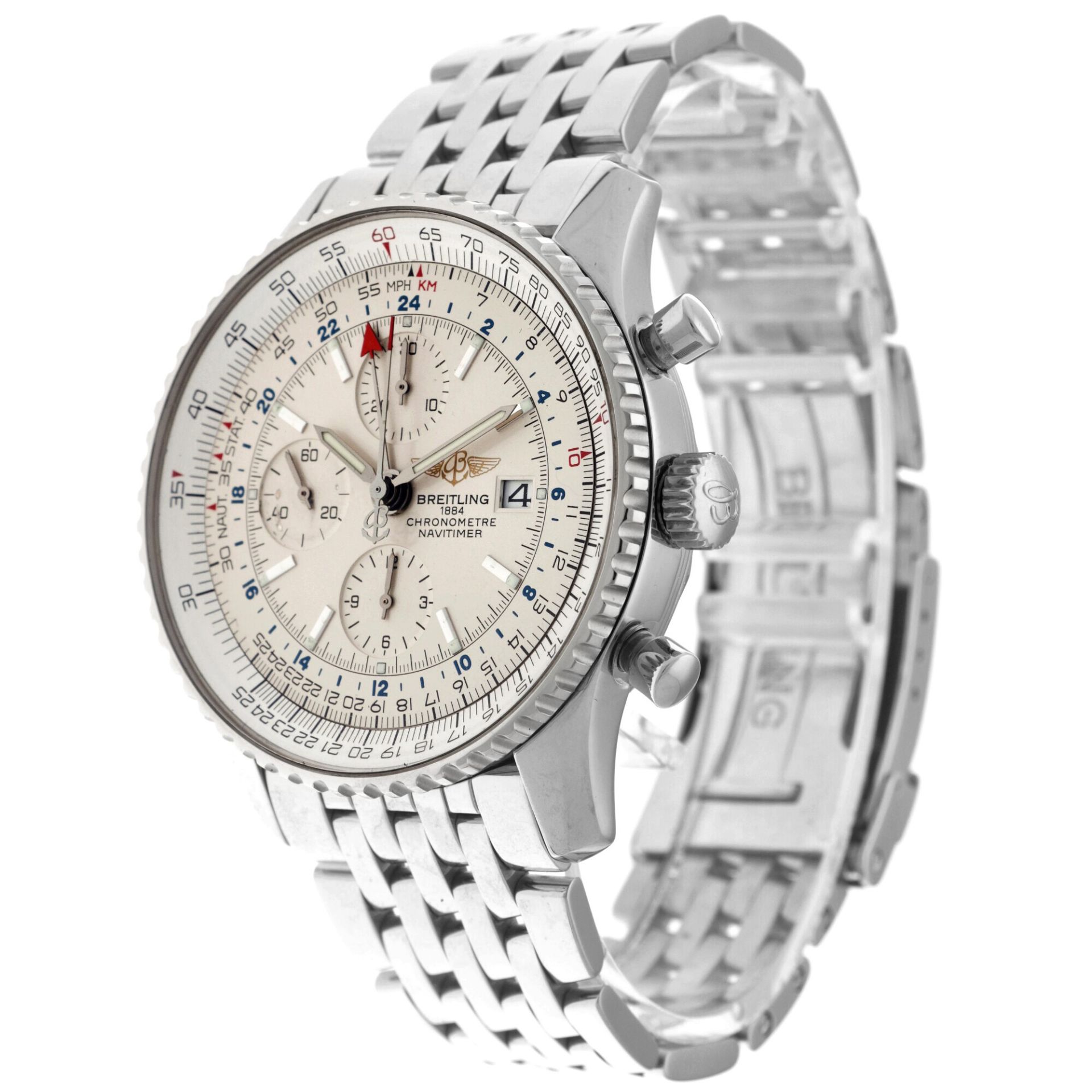 Breitling Navitimer World A24322 - Men's watch - 2006. - Image 2 of 6