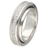 18K. White gold Aluna design ring set with approx. 0.75 ct. diamond.