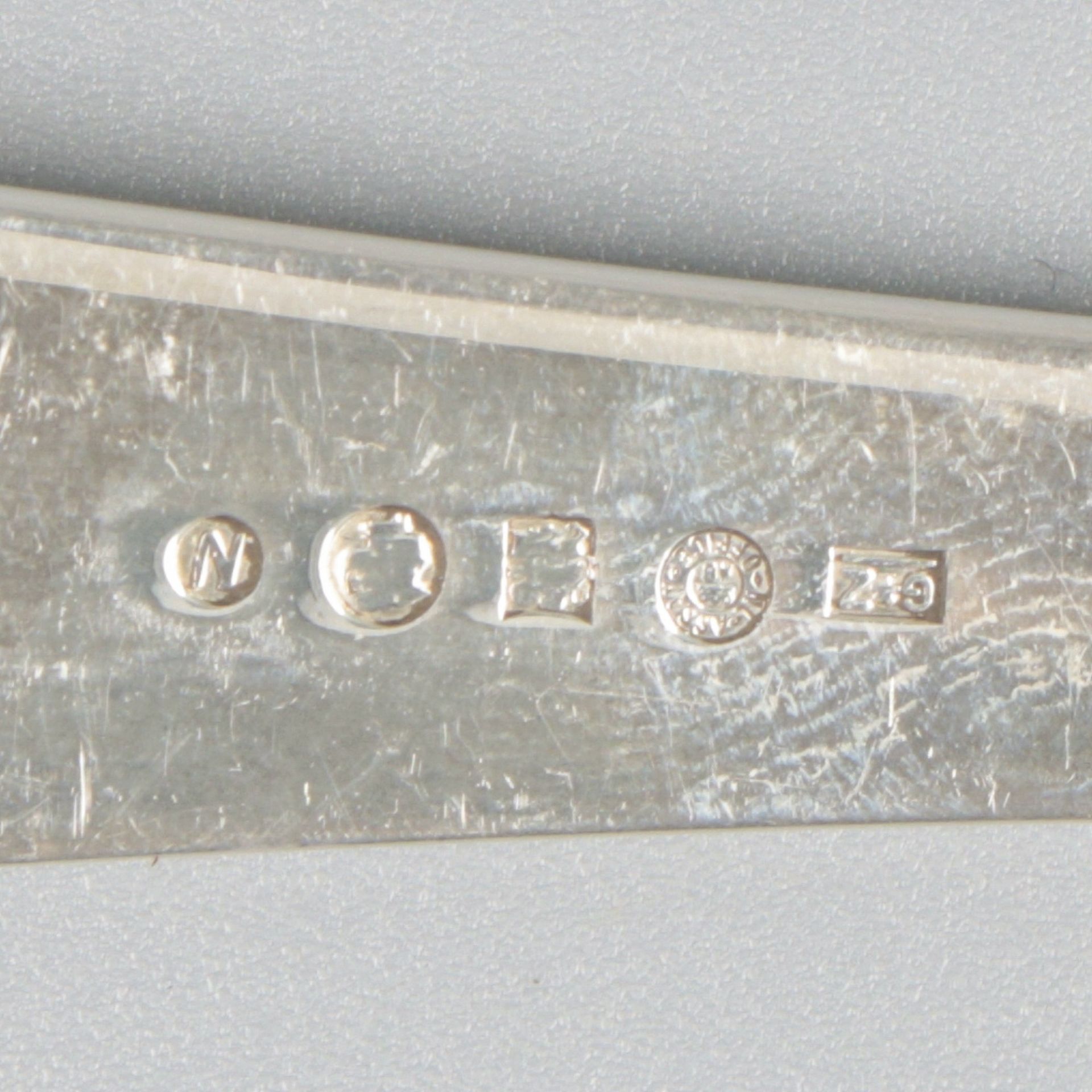 Fish slice ''Haags Lofje'' silver. - Image 5 of 5
