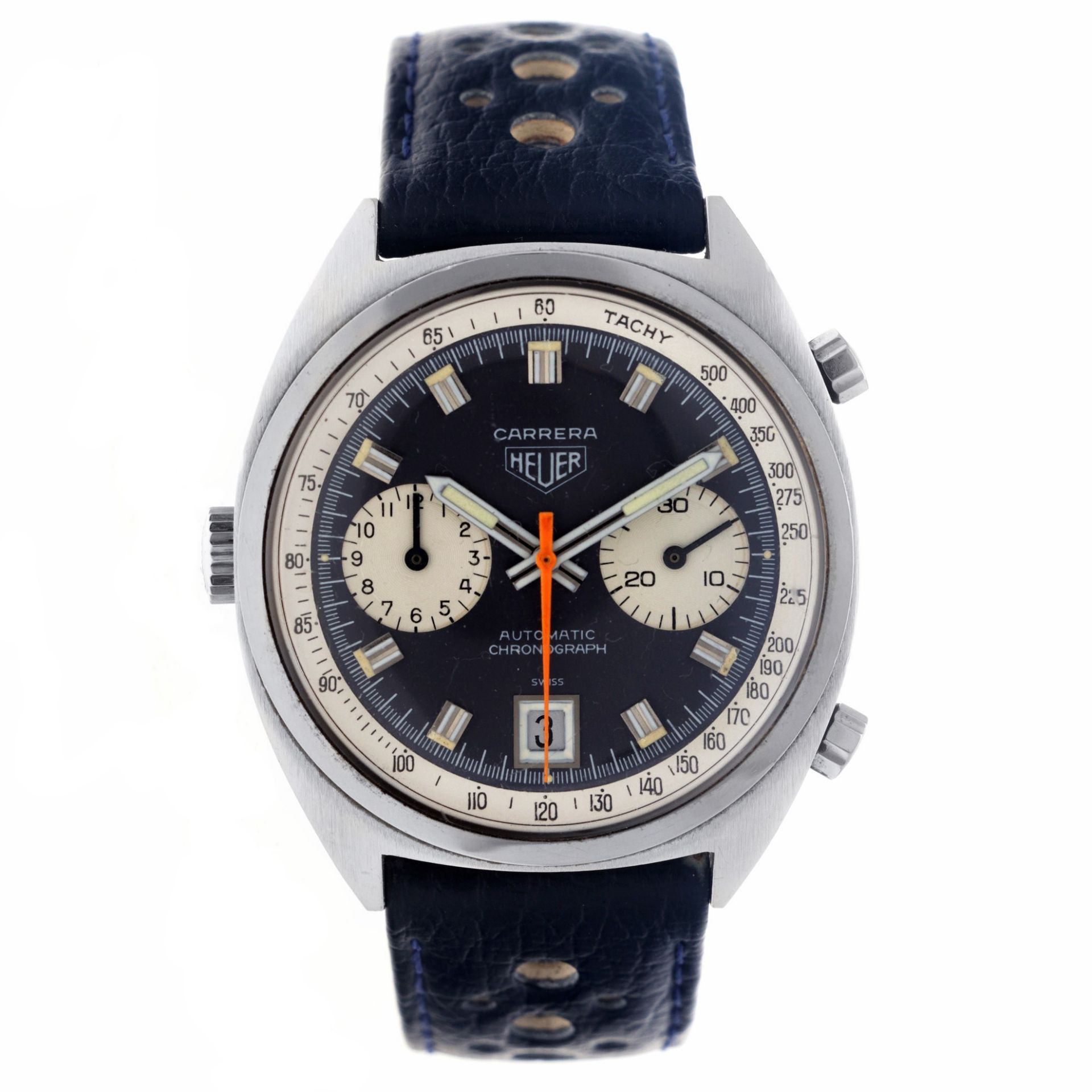 Heuer Carrera 1153 - Men's watch - approx. 1970.