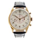 Baume & Mercier 1950's 18K. chronograph - Men's watch.