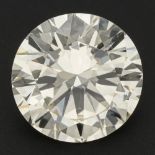 GIA certified 2.03 ct. round brilliant cut natural diamond.
