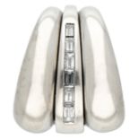 Leon Martens 18K. white gold pendant set with approx. 0.36 ct. diamond.