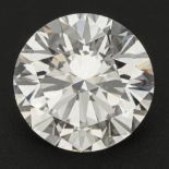 GIA certified 0.95 ct. round brilliant cut natural diamond.