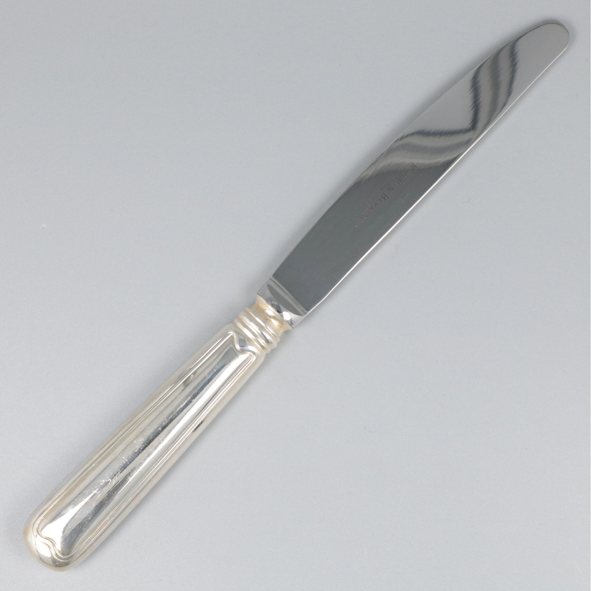 Robbe & Beking 6-piece set dinner knives, model Alt-Faden, silver. - Image 5 of 9