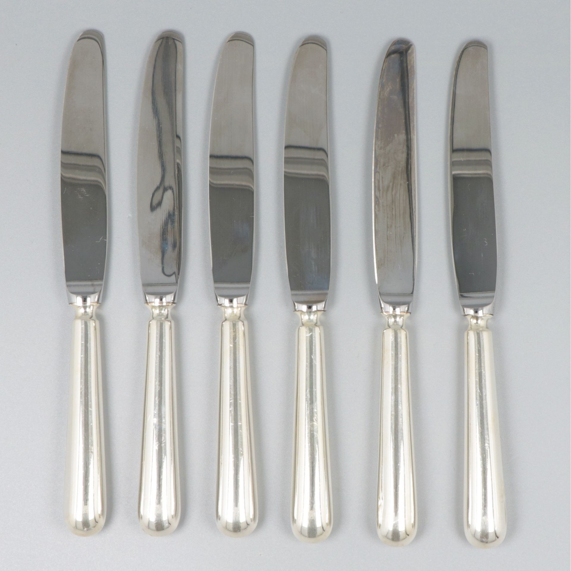 6-piece set of fruit knives silver. - Image 2 of 9