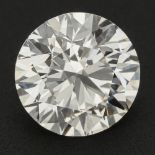 GIA certified 0.50 ct. round brilliant cut natural diamond.