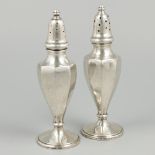 Salt and pepper set silver.