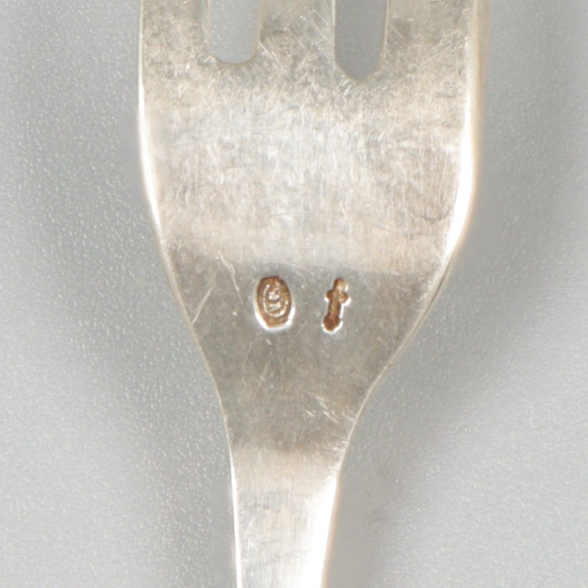 12-piece set of cake / pastry forks silver. - Image 5 of 5