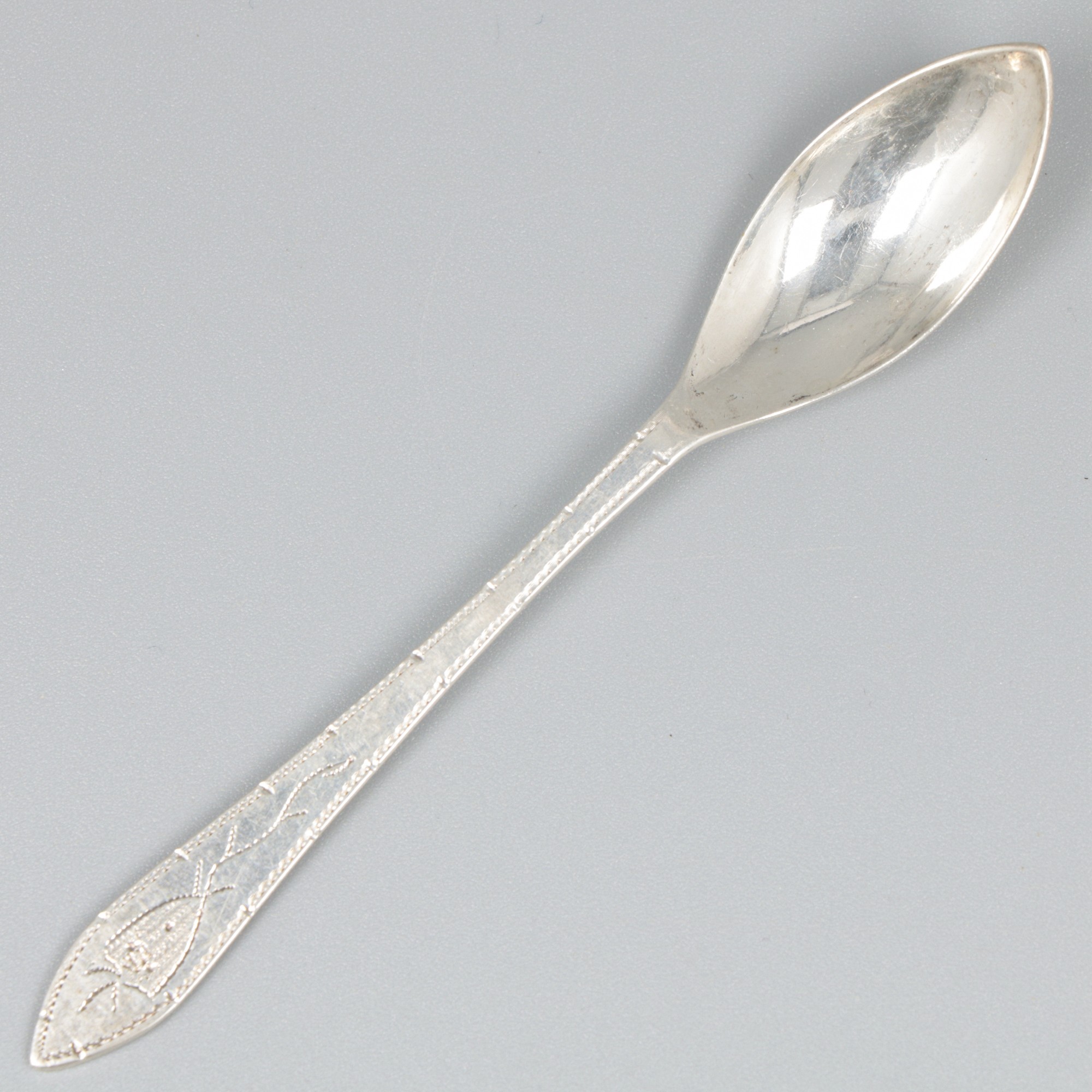 12-piece set of mocha spoons silver. - Image 3 of 9