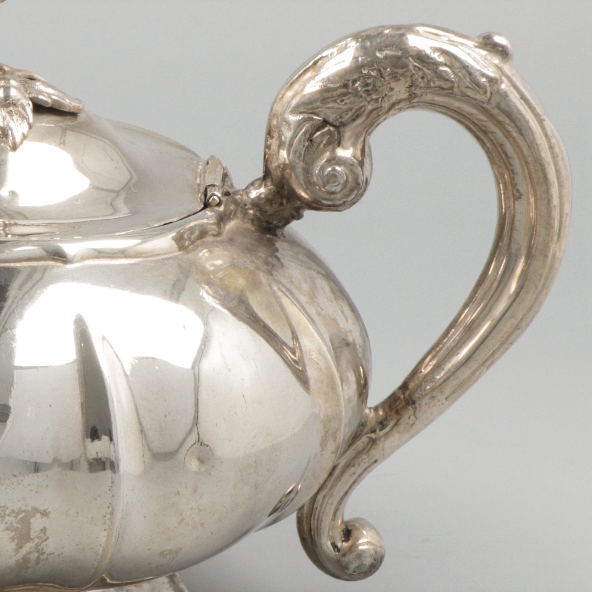 Teapot and milk jug silver. - Image 7 of 9