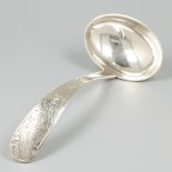 Sauce / gravy spoon silver.