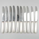 10-piece set of knives silver.