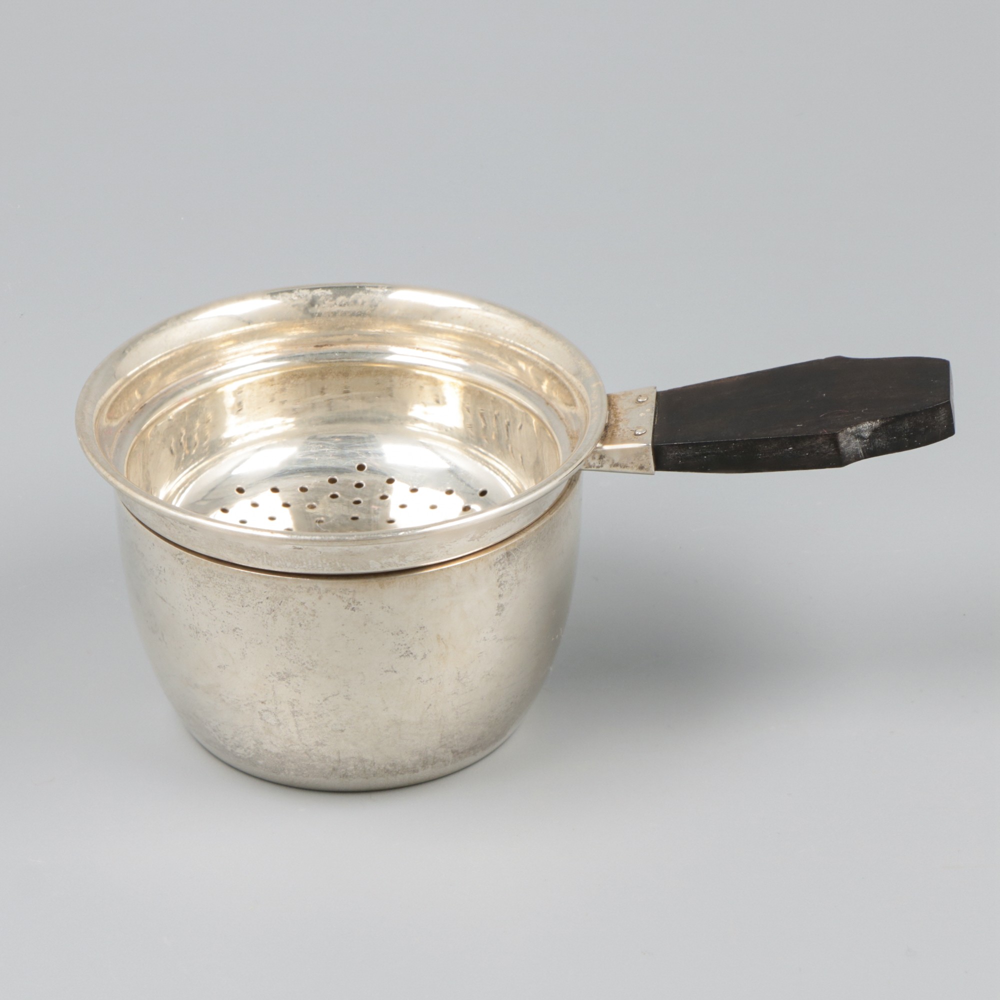 Tea strainer with drip tray silver. - Image 2 of 6