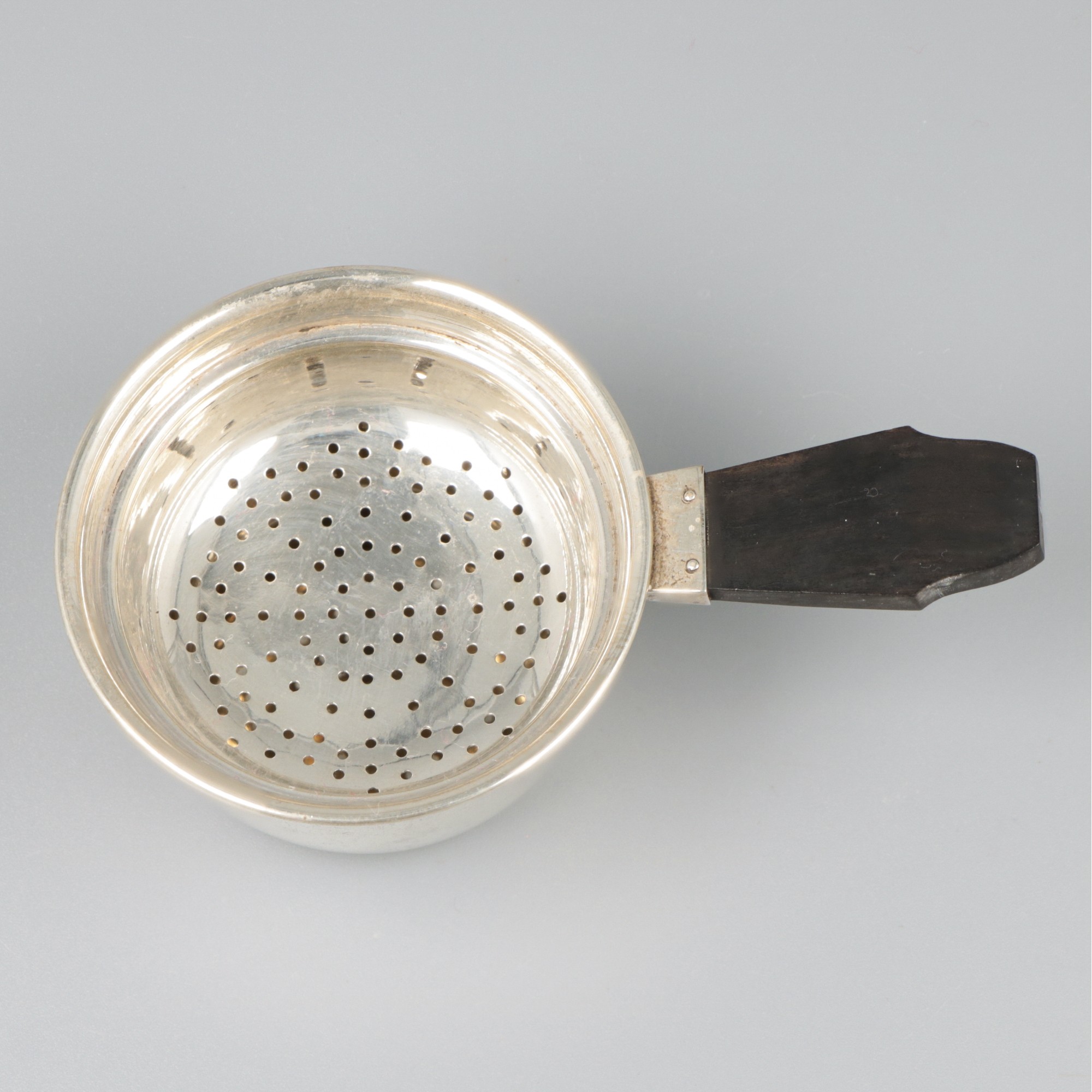 Tea strainer with drip tray silver. - Image 3 of 6