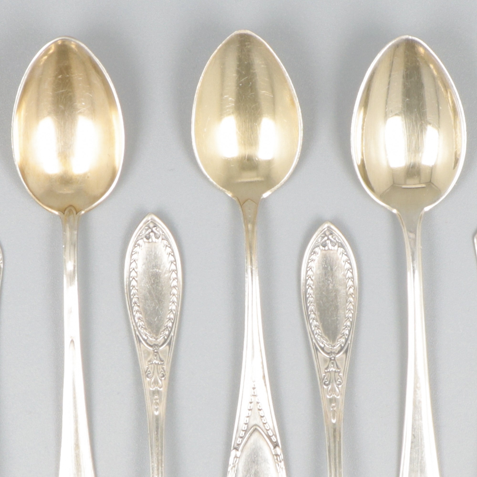 10-piece lot of silver coffee spoons. - Image 3 of 5