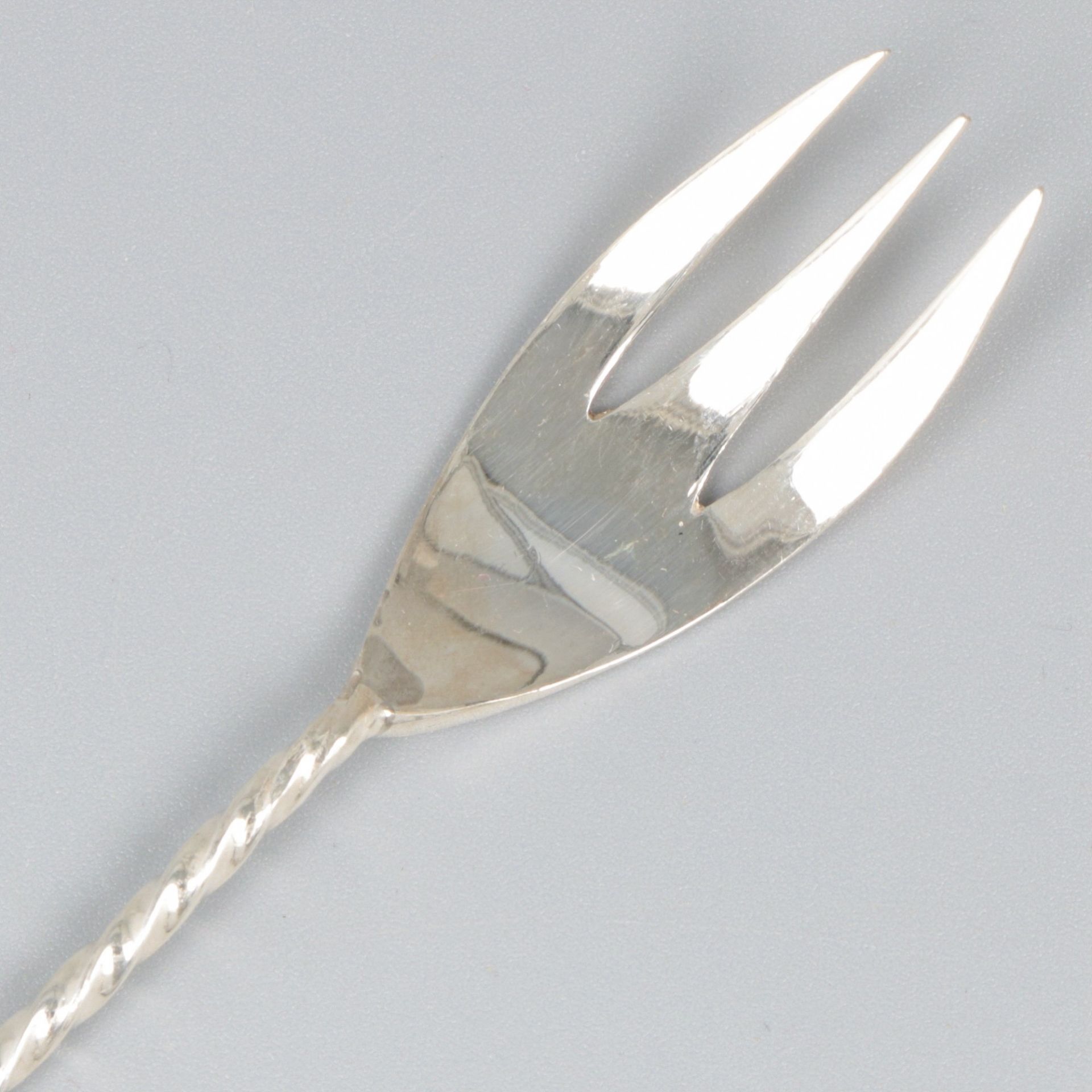 6-piece set of cake / pastry forks silver. - Image 6 of 9