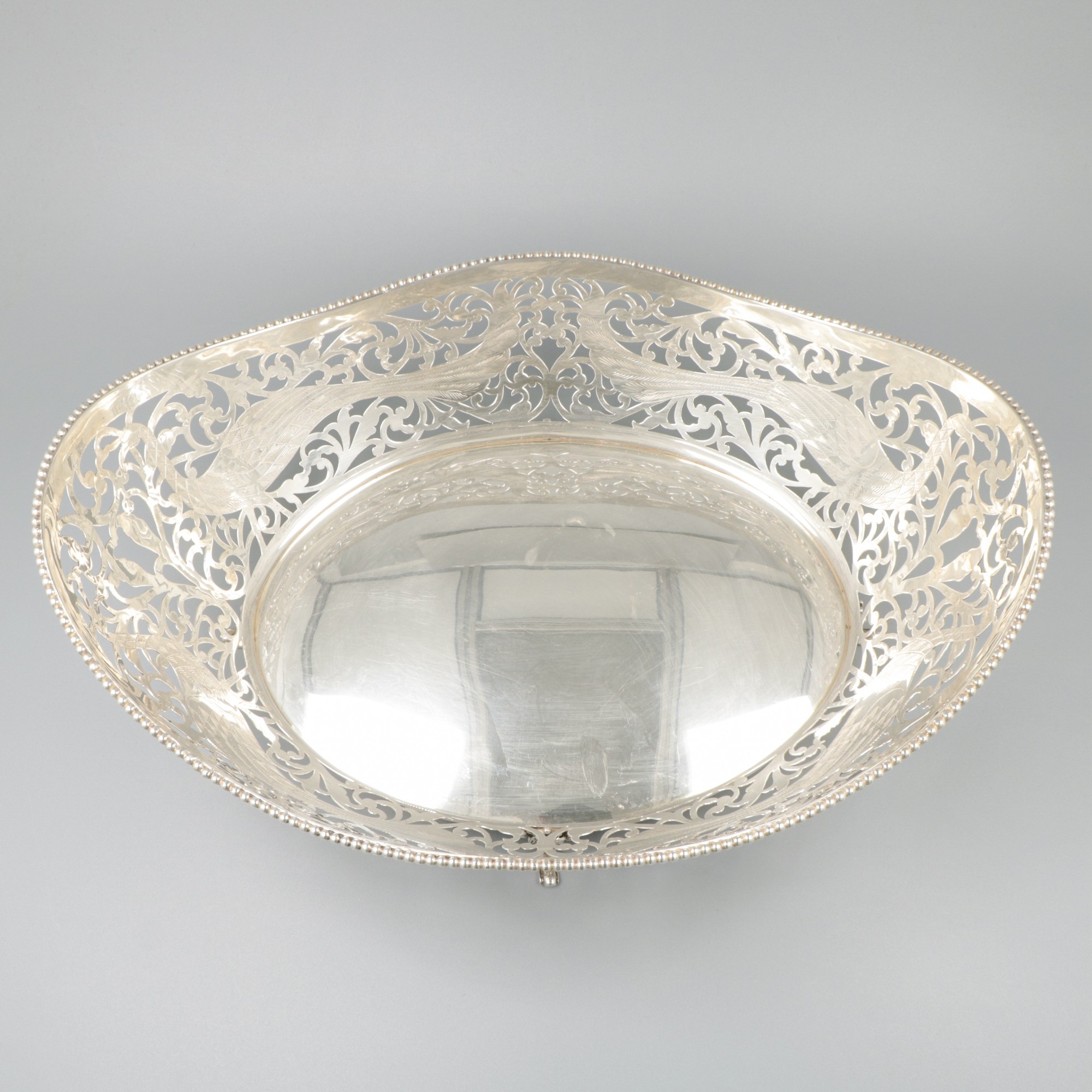 Bread basket silver. - Image 3 of 7