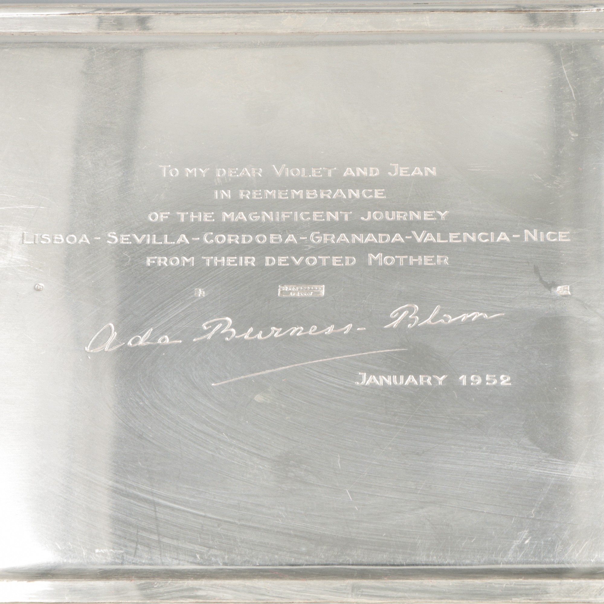 Silver tray. - Image 8 of 8