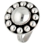 Sterling silver modernist ring by Danish designer Niels Erik From.