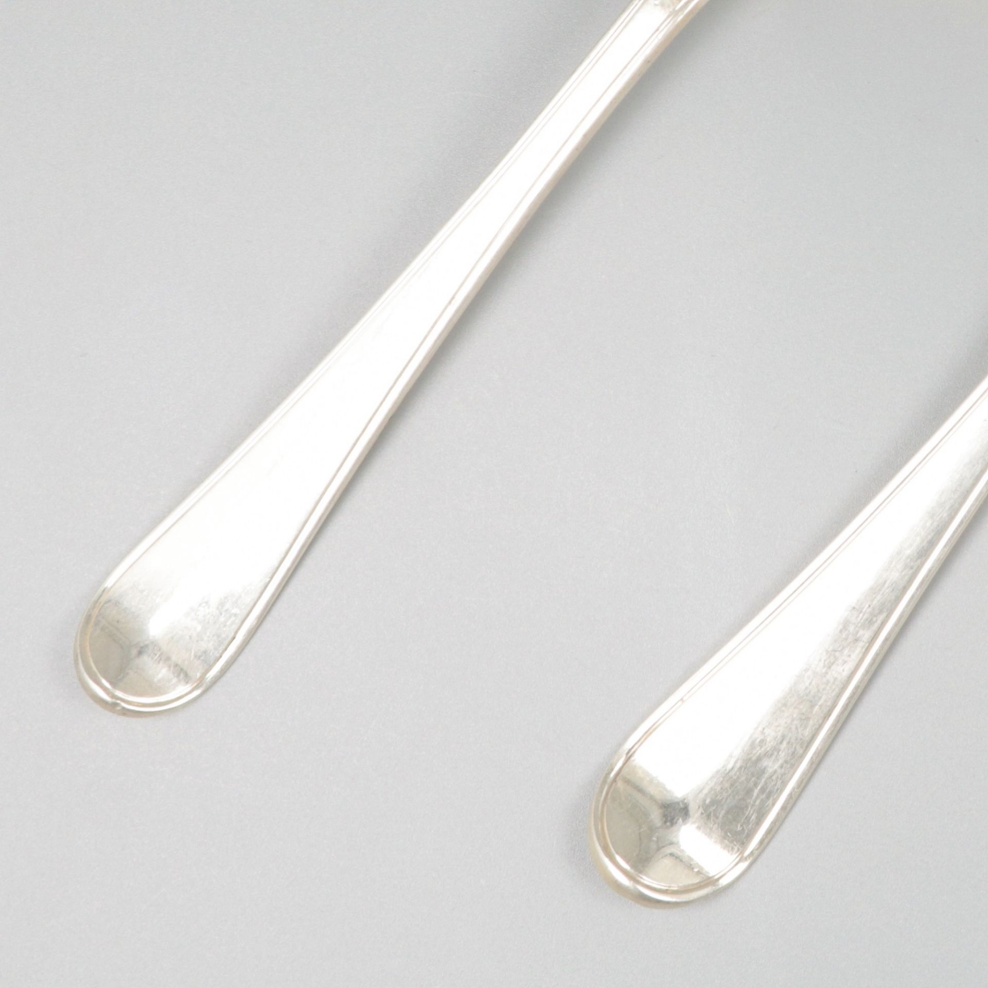 2-piece lot of serving spoons silver. - Image 3 of 6