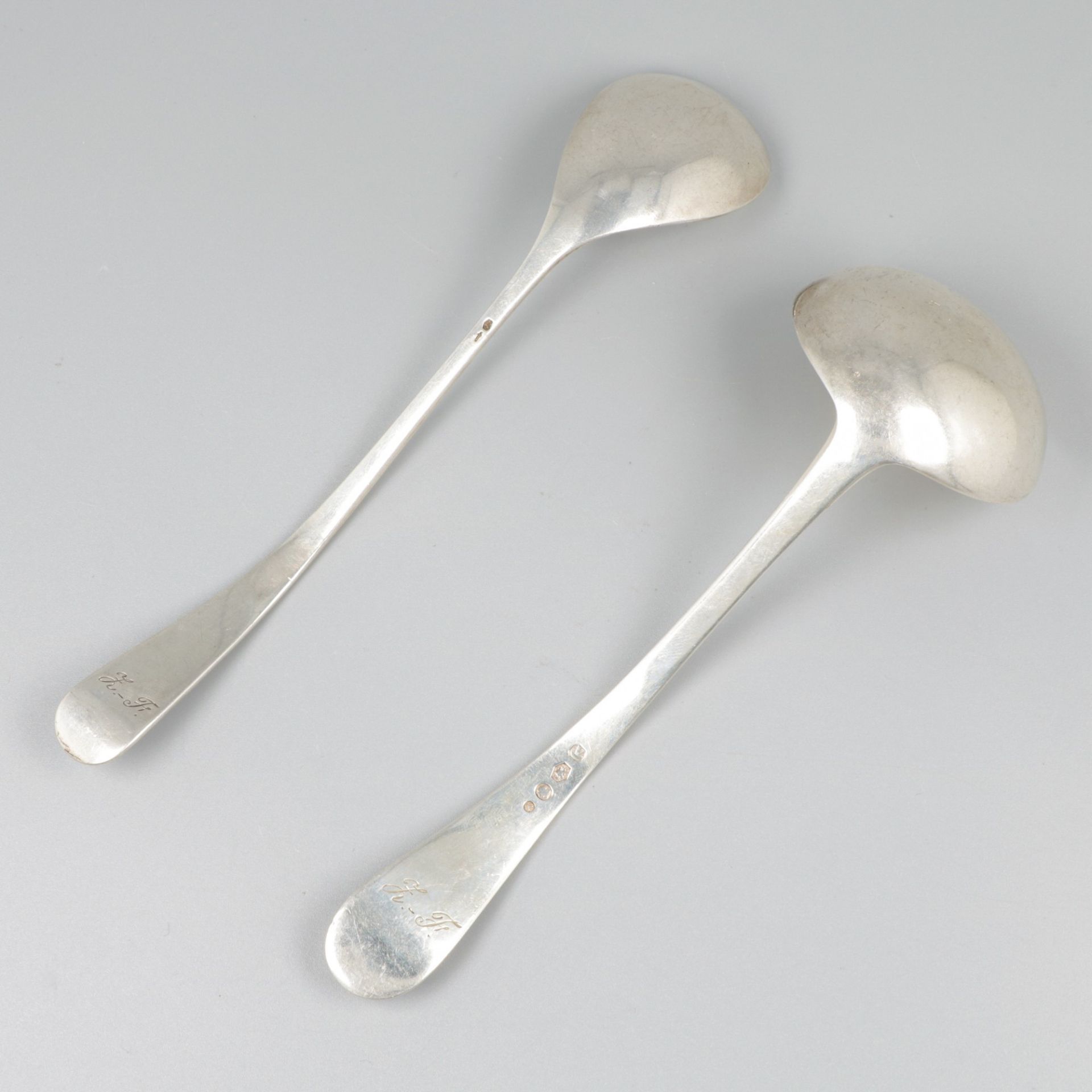 Sauce spoon and jam spoon silver. - Bild 2 aus 8