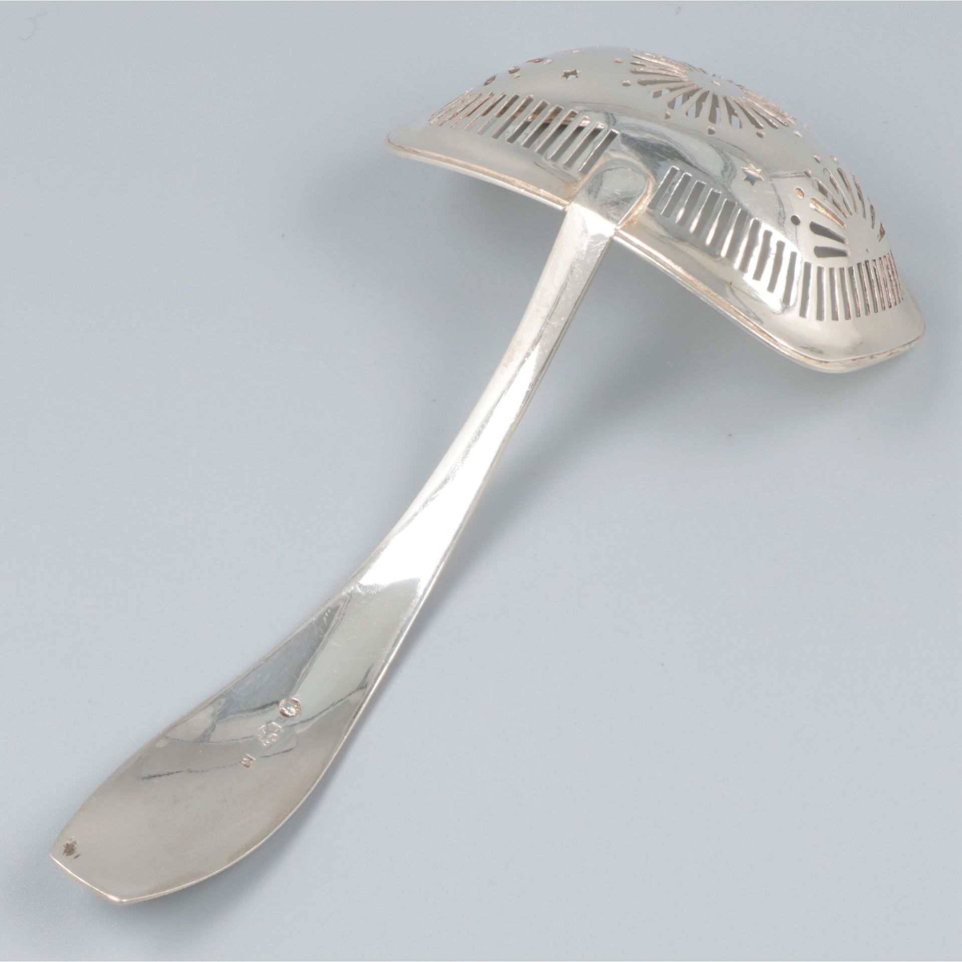 Sifter spoon (Amsterdam, Jacob van Wijk, 1832) silver. - Bild 5 aus 6