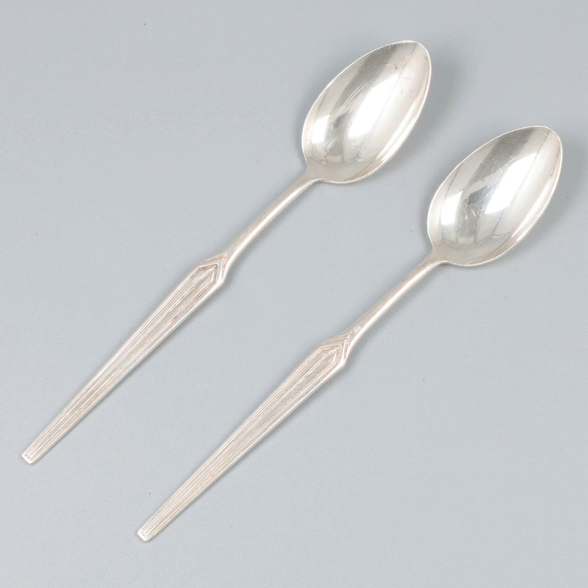 12-piece set of coffee spoons silver. - Image 2 of 6