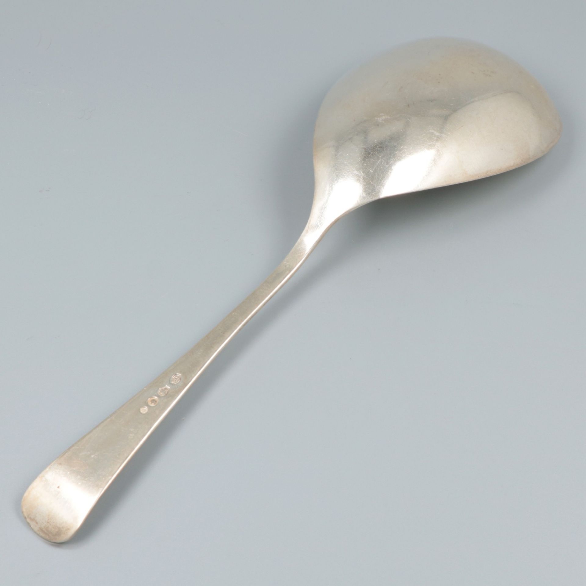 Rice serving spoon "Haags Lofje" silver. - Image 2 of 5