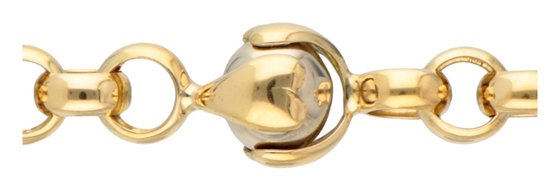 Italian 18K yellow gold anchor link bracelet. - Image 2 of 3