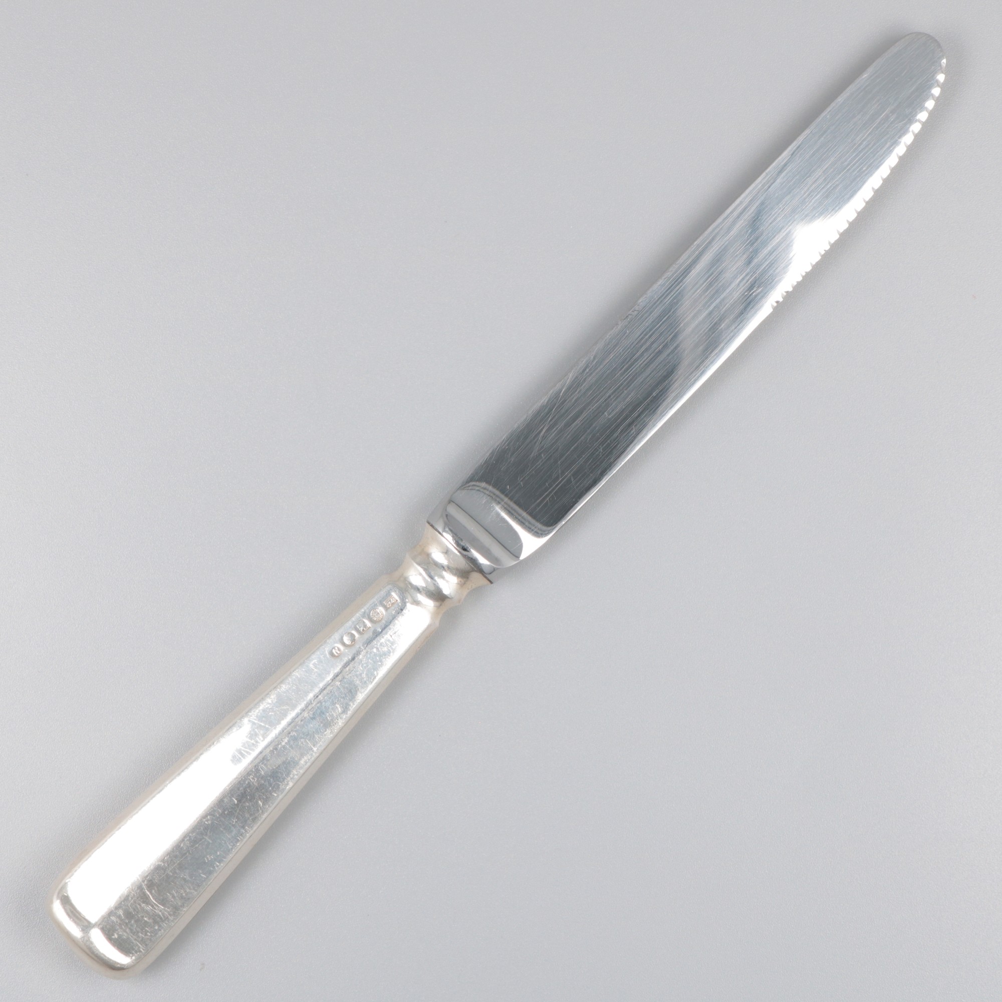 6-piece set of knives ''Haags Lofje'' silver. - Image 2 of 6