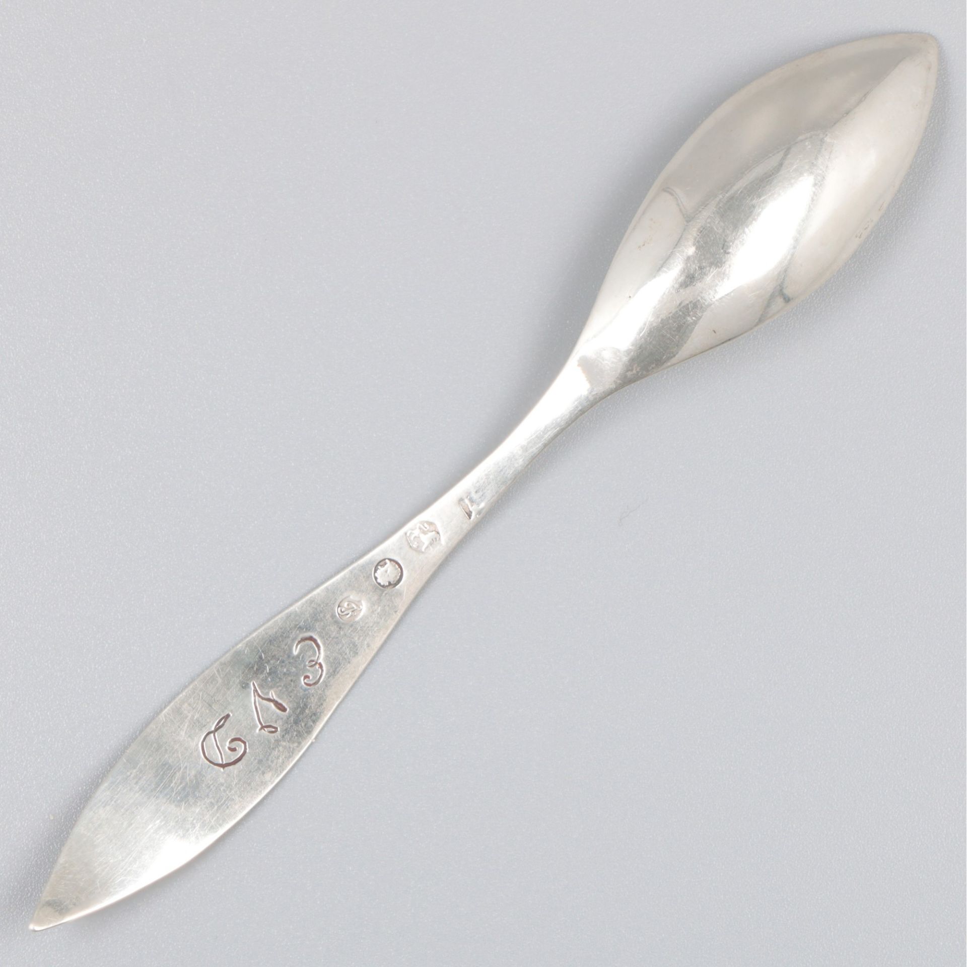 6-piece set of silver teaspoons. - Image 3 of 6