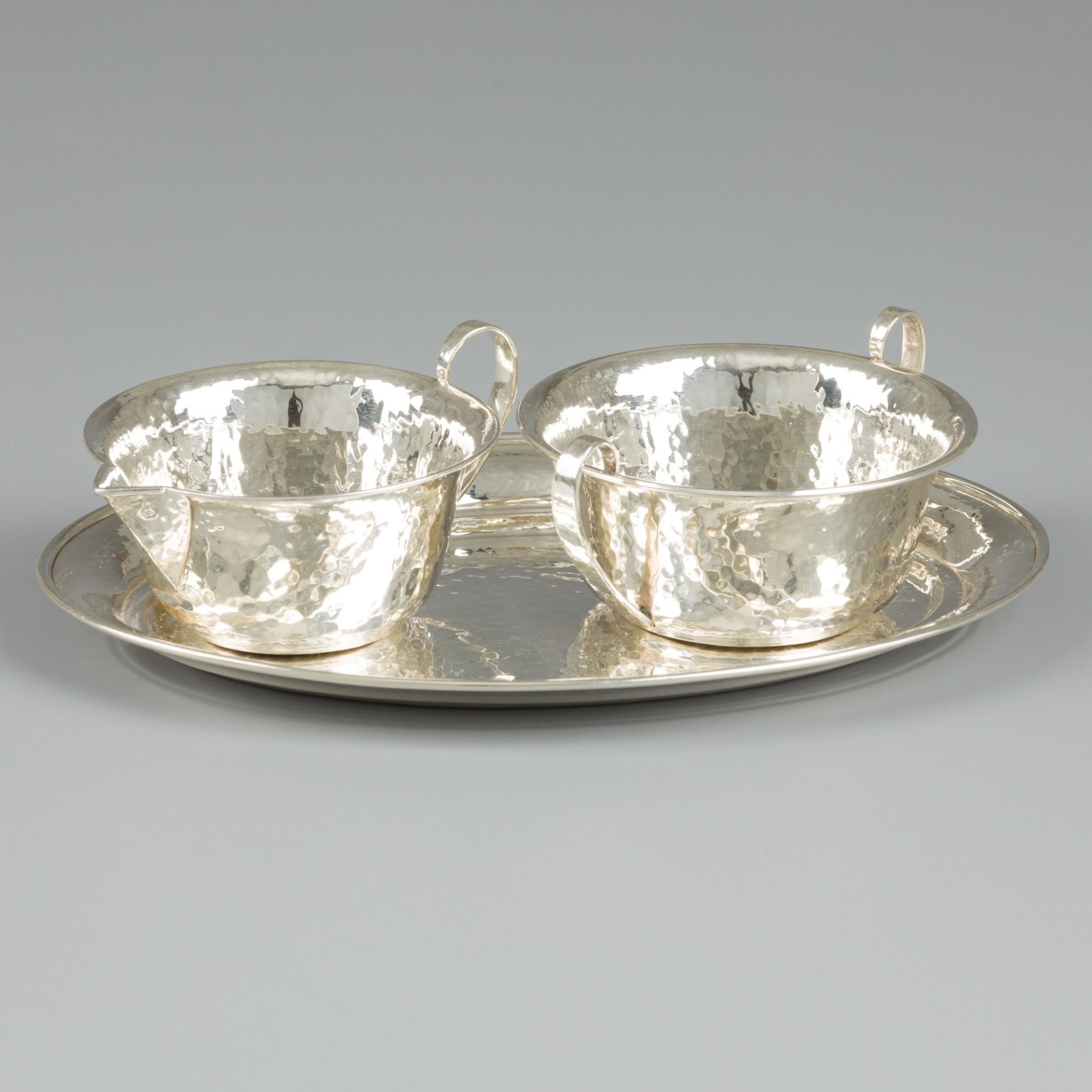 3-piece creamer set silver.