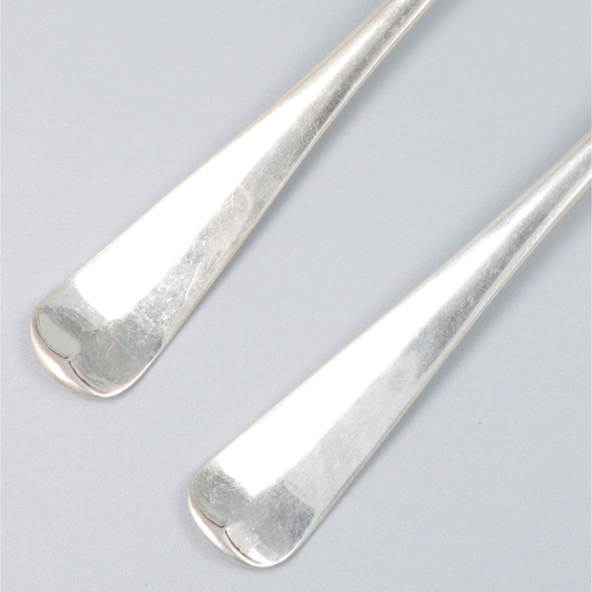 10-piece set of forks "Haags Lofje" silver. - Image 5 of 6