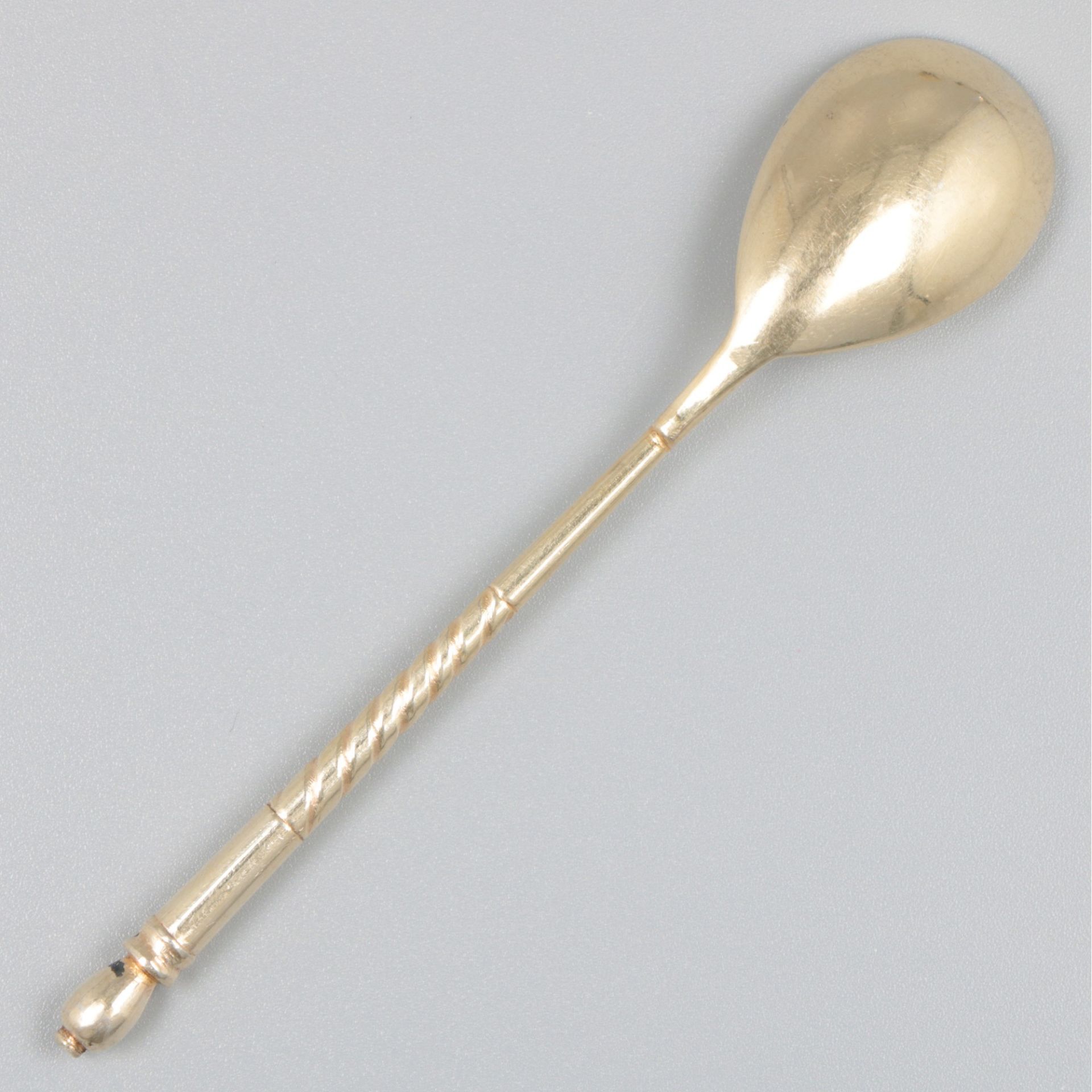 5-piece set of coffee spoons, silver. - Bild 5 aus 5