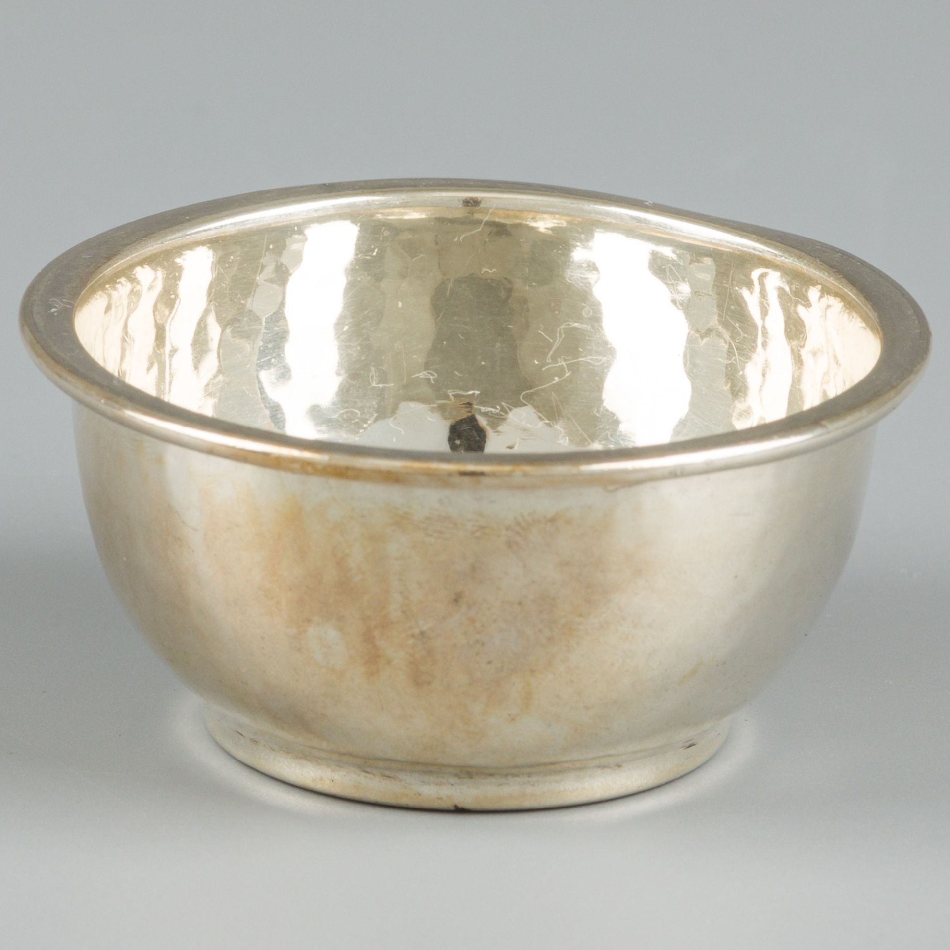 Art Deco tea strainer with drip tray, silver. - Bild 3 aus 6