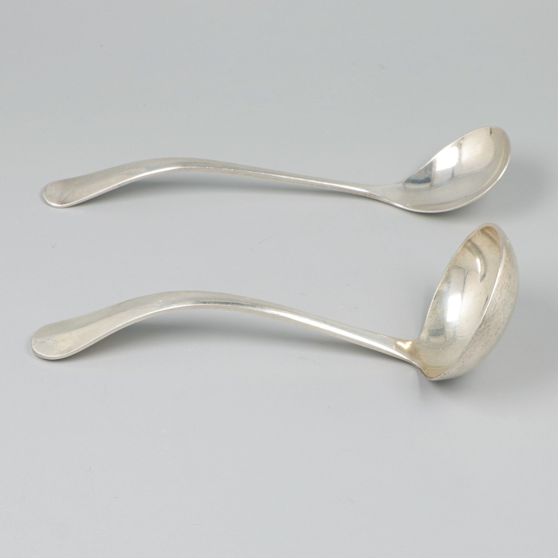 Sauce spoon and jam spoon silver. - Image 3 of 8