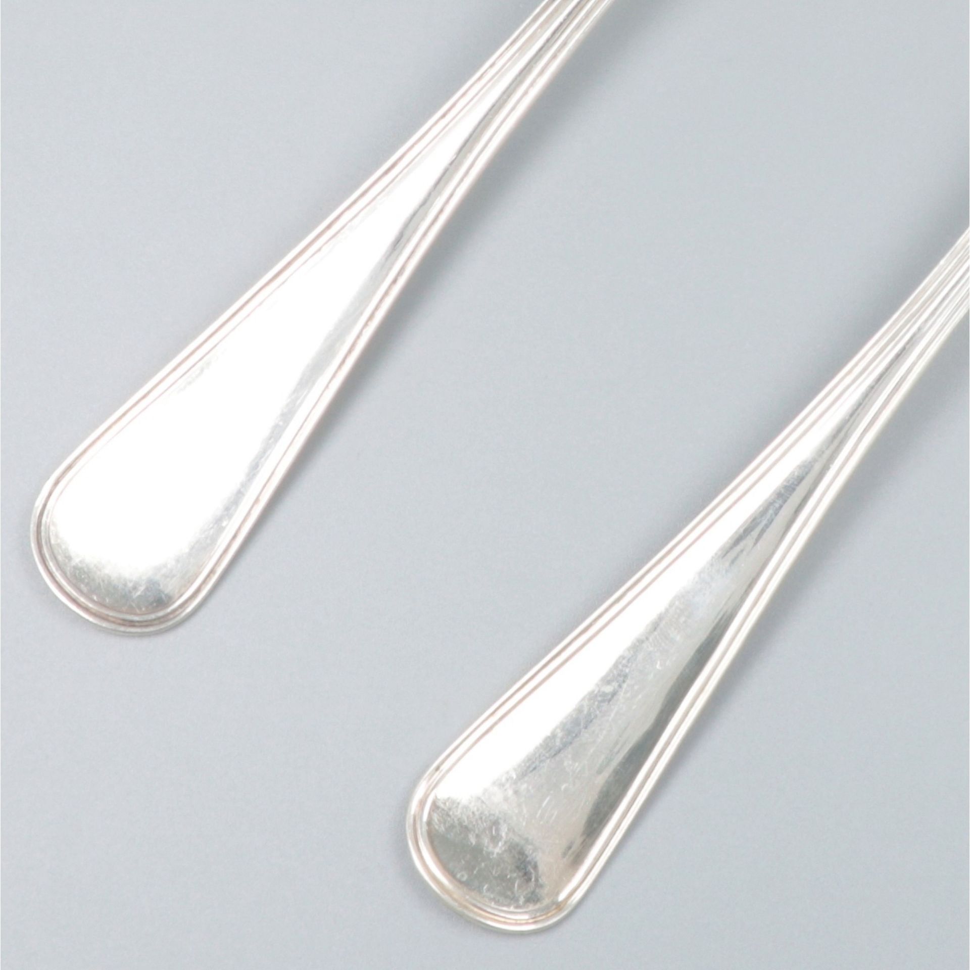 6-piece set of silver dinner spoons. - Bild 5 aus 6