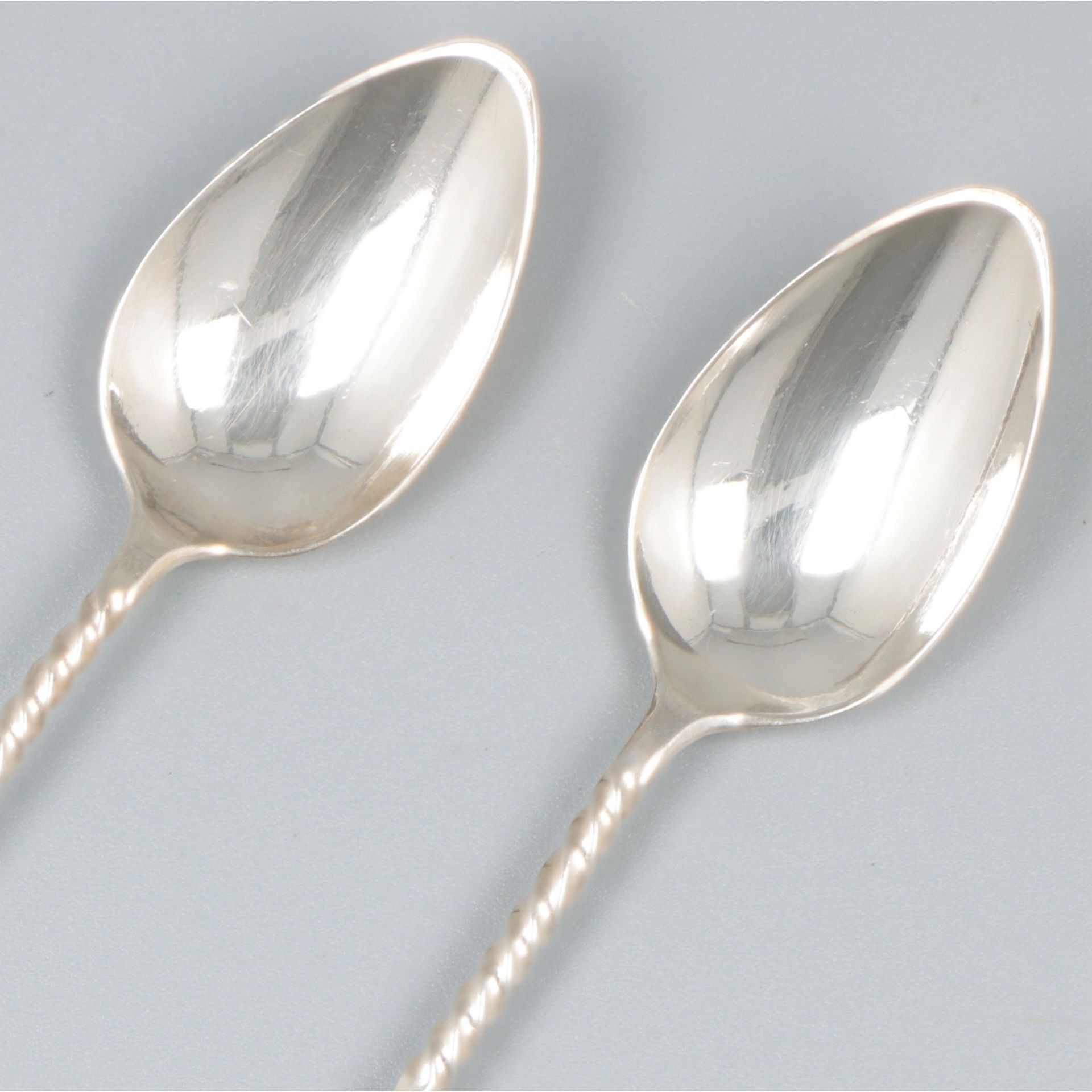 10-piece set of coffee spoons silver. - Bild 3 aus 6