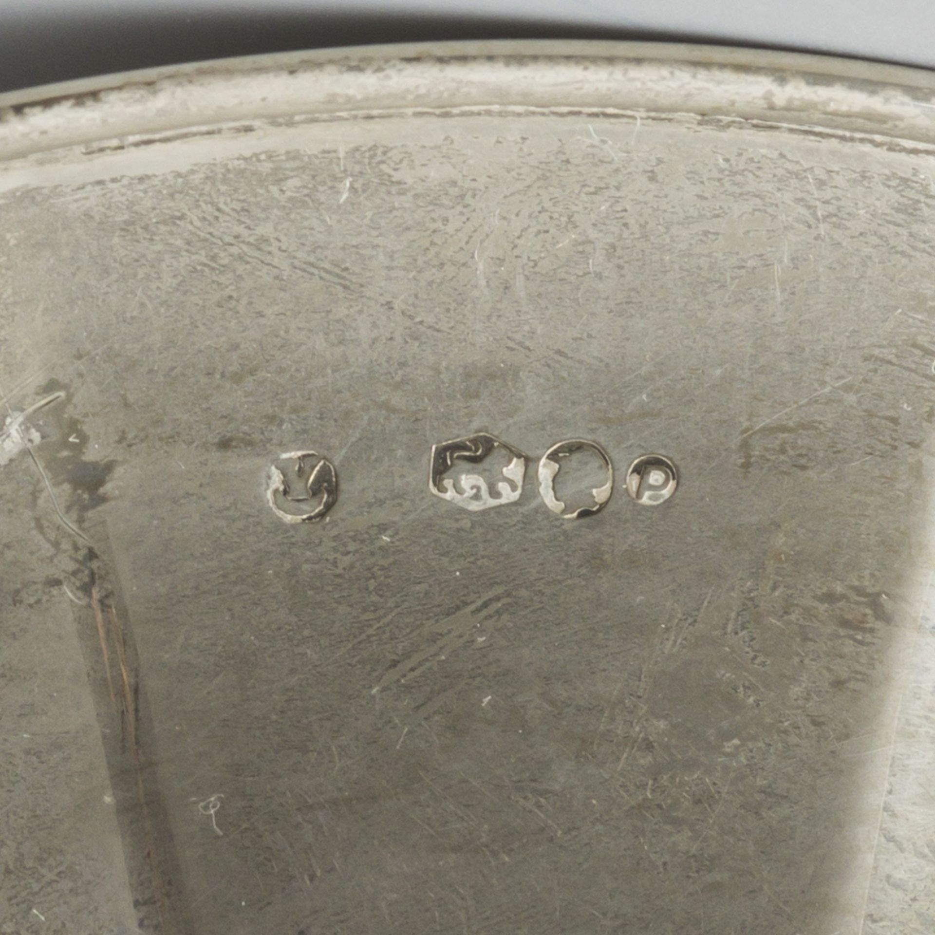 Art Deco style snack bowl silver. - Image 4 of 4