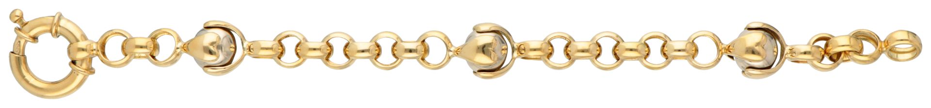 Italian 18K yellow gold anchor link bracelet. - Image 3 of 3